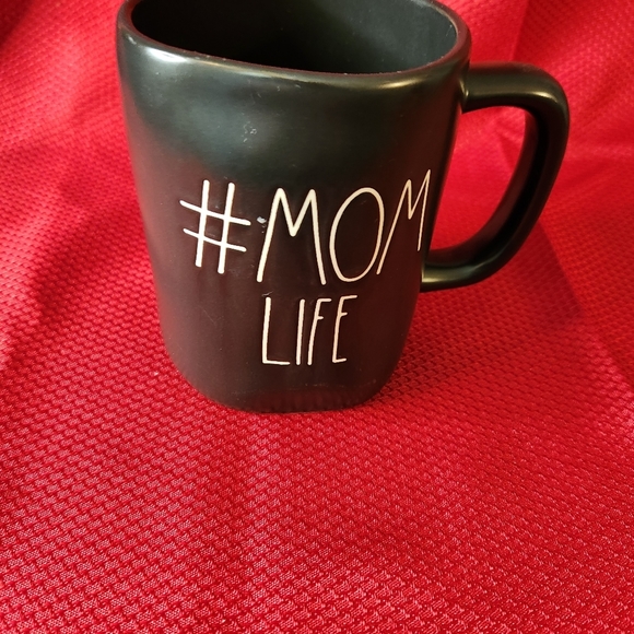 Rae Dunn Other - Rae Dunn Black Mug " # Mom Life"  New